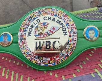 Cintura del titolo di campione del mondo dei pesi massimi WBC - Replica da collezione del pugilato