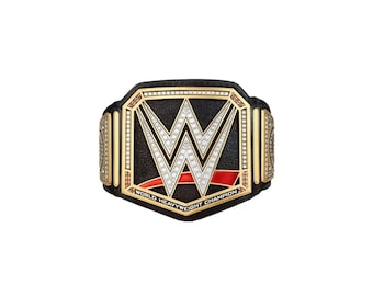 Men's Genuine Leather WWE World Heavyweight Championship Replica Belt
