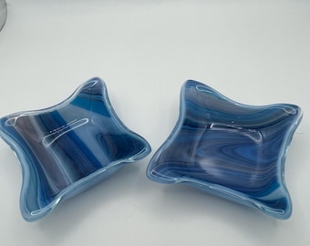 Schmuckstück Schale Geschmolzenes Glas Seifenschale Schmuckhalter Eitelkeit Accessoire Modernes Design Decor Home Organisation Lösung Schmuckhalter