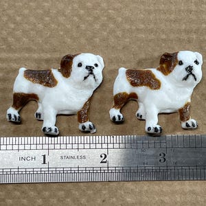 90 COE Fused Glass BULLDOG Art Supply For Mosaic Embellishment Glass Piece For Crafting Art Decoration Glass Freeze and Fuse Glass Component