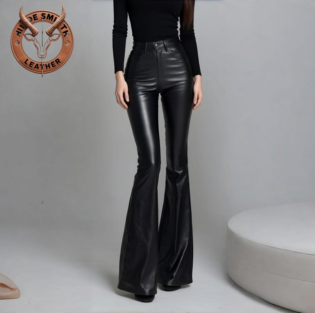 パンツ vintage leather flare pants 61jqIwinyMS._AC_SX342_.jpg