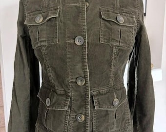 Veste militaire utilitaire vintage en velours côtelé - Ère 2000 - Jacob Connexion