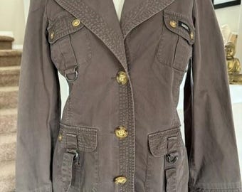 Veste militaire utilitaire vintage Guess – Année de l'an 2000