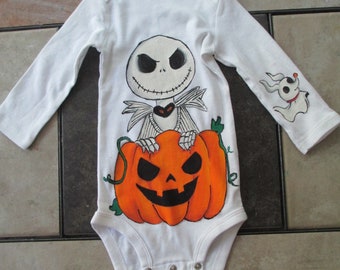 Jack Skellington, Nightmare Before Christmas, Baby clothes, disney, disney clothes, onesies, custom baby clothes, custom clothes, baby gifts