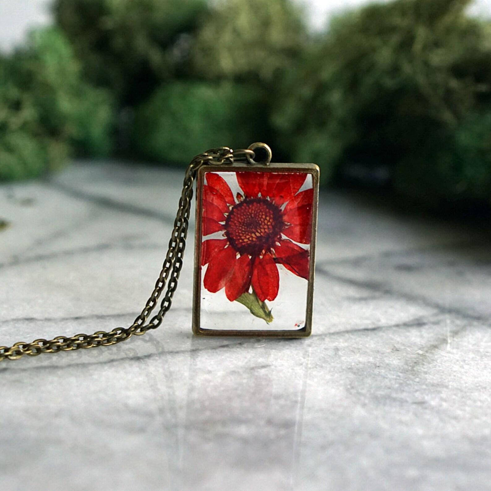 November birth flower necklace Clearance