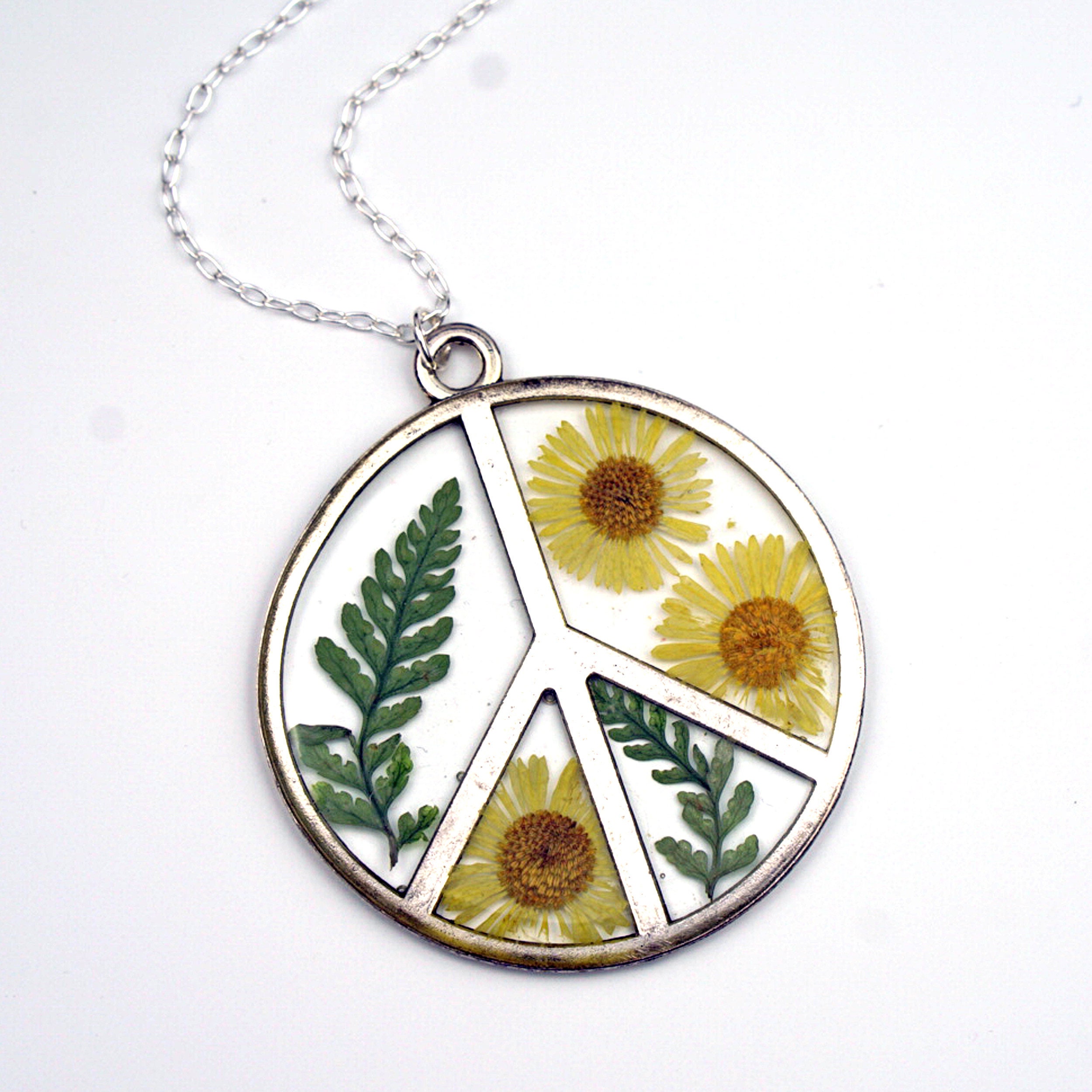 Nature Jewelry Fern Pendant Botanical Jewelry Pressed Flower Jewelry Custom Pressed Flower Necklace