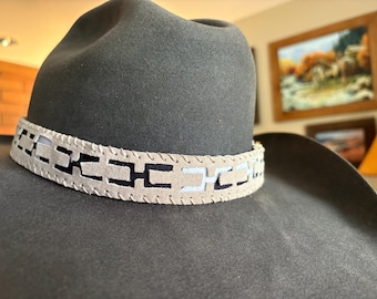 Tux: Handgefertigtes Hutband im Western-Stil