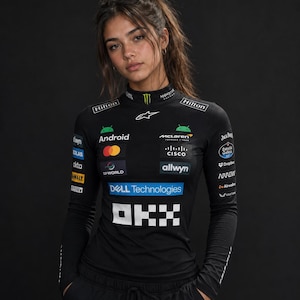 Lando Norris Inspired McLaren F1 Racing Base Layer Shirt – Motorsport Compression Undersuit Women