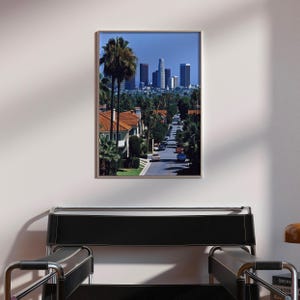 Skyline Drive / Poster di lusso per riviste di interior design degli anni '80, stampa artistica da parete vintage anni '80, arredamento estetico retrò