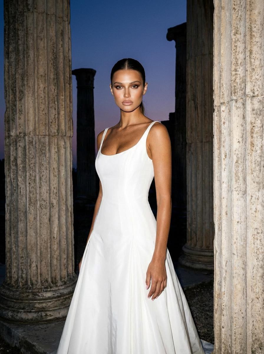 asymmetrical drop waist wedding dress Asymmetric Waist Wedding Dresses with Modern Movement