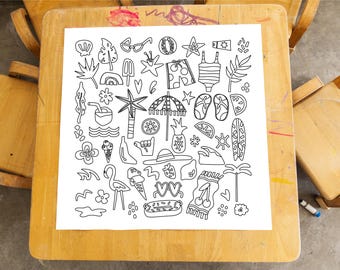 Schools Out for Summer Sheets 24"x24"