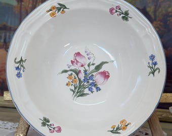 Bol de porcelana Gibson vintage con diseño floral