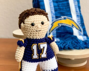 Lil Phil - Crochet Football Player Number 17