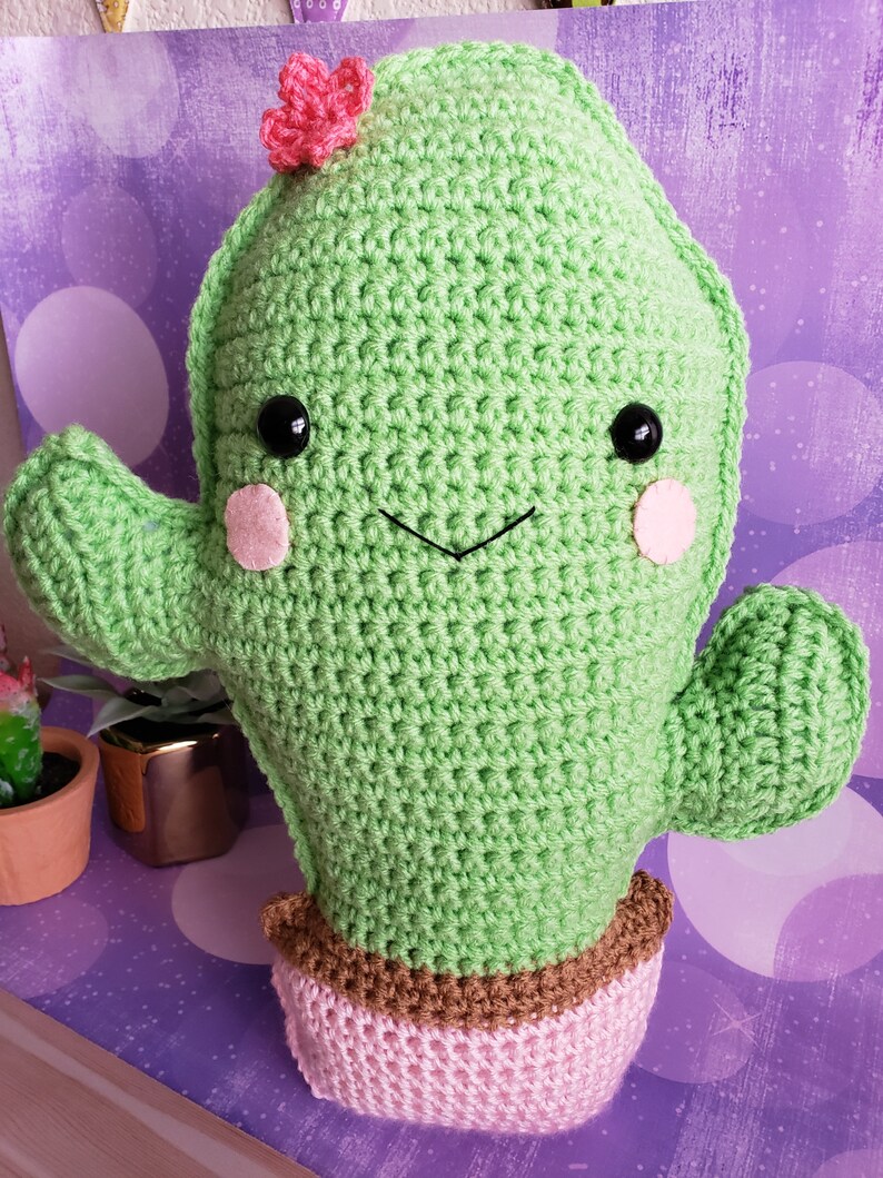 Diy Cactus Pillow Crochet Cactus Pillow Cactus Accent Pillow Succulent Pillow | Etsy