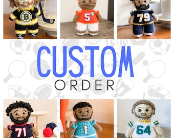 Custom Order - Crochet Sports Doll
