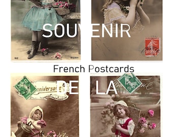 Otto cartoline francesi - Set 1