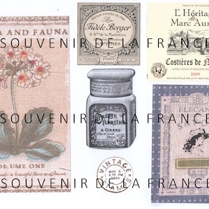 Ephemera français imprimable