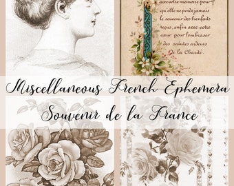 Miscellaneous French Ephemera