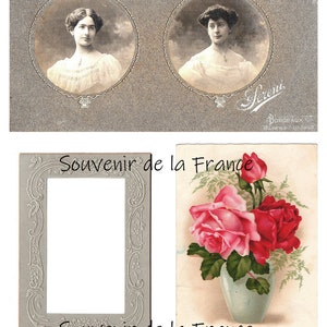 Imprimíveis de itens efêmeros e cadernos franceses - leia a descrição!