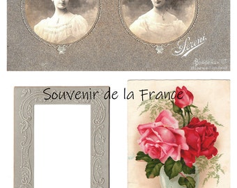 French Ephemera and Notebook printables- please read description!