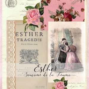 Esther - Download digital de 12 páginas para um formato de diário longo e fino - tamanho carta dos EUA