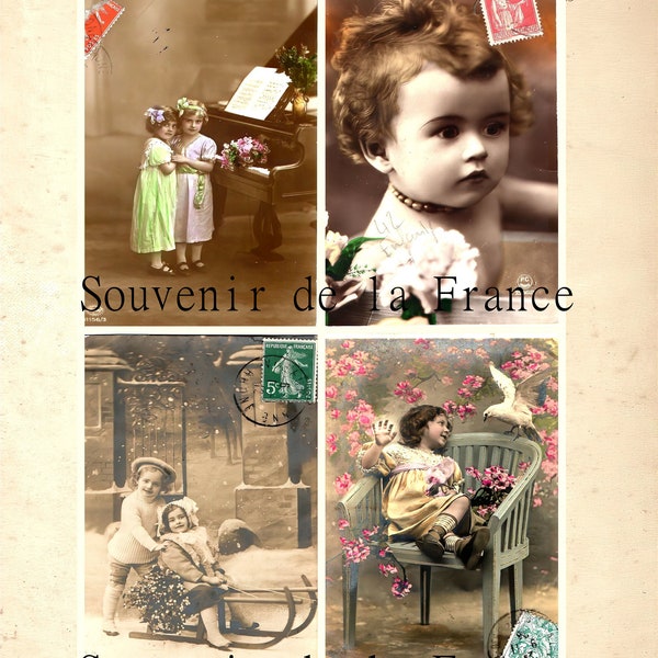 French Postcards Set 5
