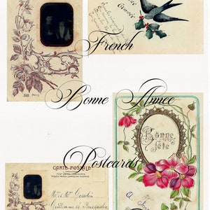 French Christmas Postcards - Set 1