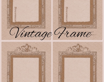 French Vintage Decorative Frame printables