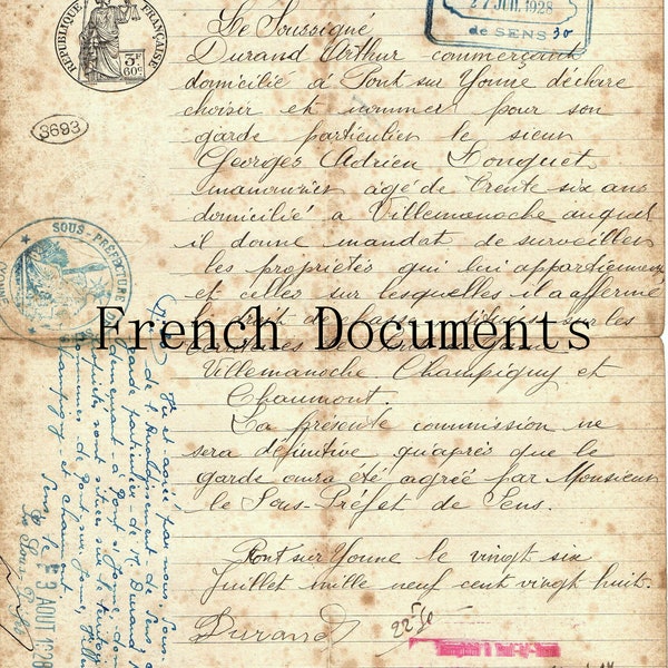 French documents Set 3