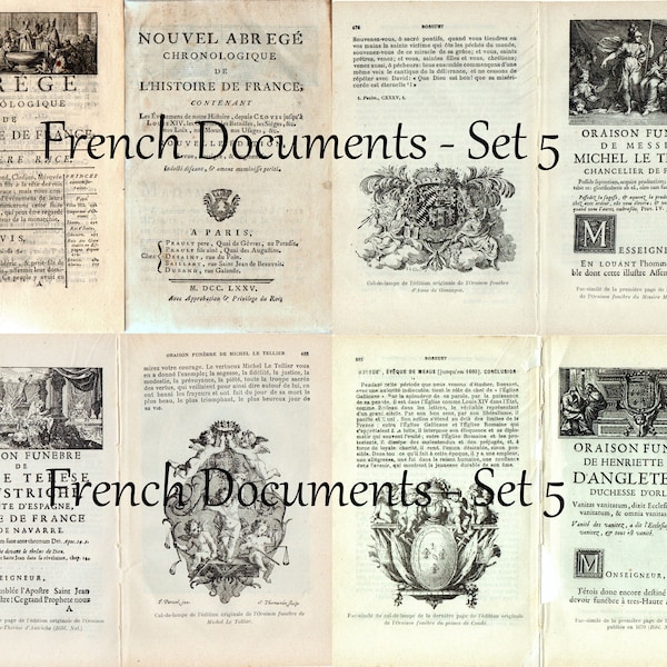 French Documents Set 5