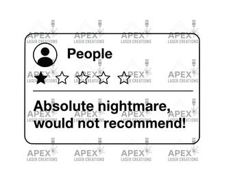 People Review - Would Not Recommend SVG