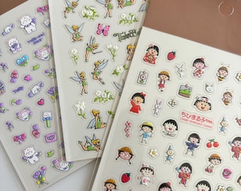 5D Cartoon Anime Nail Art Stickers - DIY Nail Decals