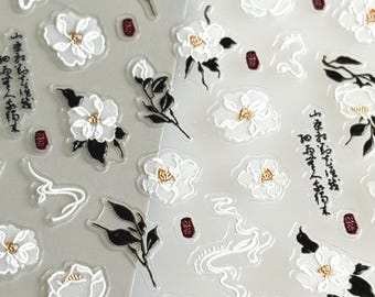 5D Gel Nail Art Stickers: Self-Adhesive Manicure Decals