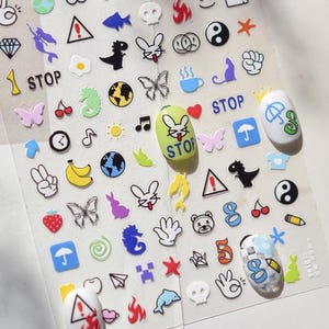 1 Sheet Tomoni 5D Nail Art Sticker