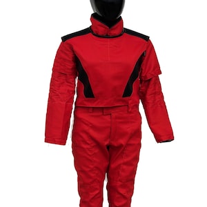 Bo katan Katee Sackhoff Mandalorian Star Wars Custom Bounty Hunter best gift Cosplay Costume bo katan kryze replica 3 Piece Red Flight Suit