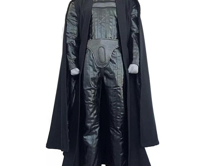 Featured listing image: Darth Vader Cosplay | ESB Costume | Star Wars Sith Lord Robe and Cape | Cosplay Outfit | Custom Handmade Darth Vader suite Cloak and tunic