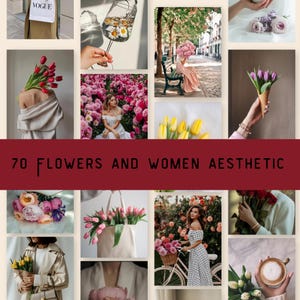 Flower Stock Photo Bundle, High-Quality Floral Images, Flower Stock Photo, Floral Images Instagram Reel, Aesthetic Florist Marketing Bundle