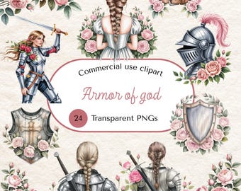 Pantser van God clipart, volledige wapenrusting van God, christelijke meisjes png, christelijke krijger, Efeziërs, vrouwelijke krijger png, gebedsbord clipart