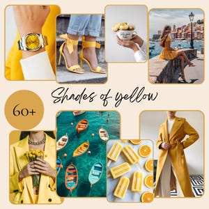 Shades of Yellow Stock Photos Digital Marketing Yellow Photos Aesthetic Instagram Reels Lifestyle, Yellow Aesthetic Stock Photos