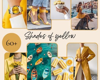Shades of Yellow Stock Photos Digital Marketing Yellow Photos Aesthetic Instagram Reels Lifestyle, Yellow Aesthetic Stock Photos