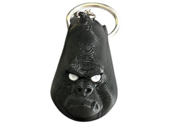 Black Gorilla Keychain