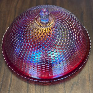 Vintage Diamond Point Ruby Täckt Fat