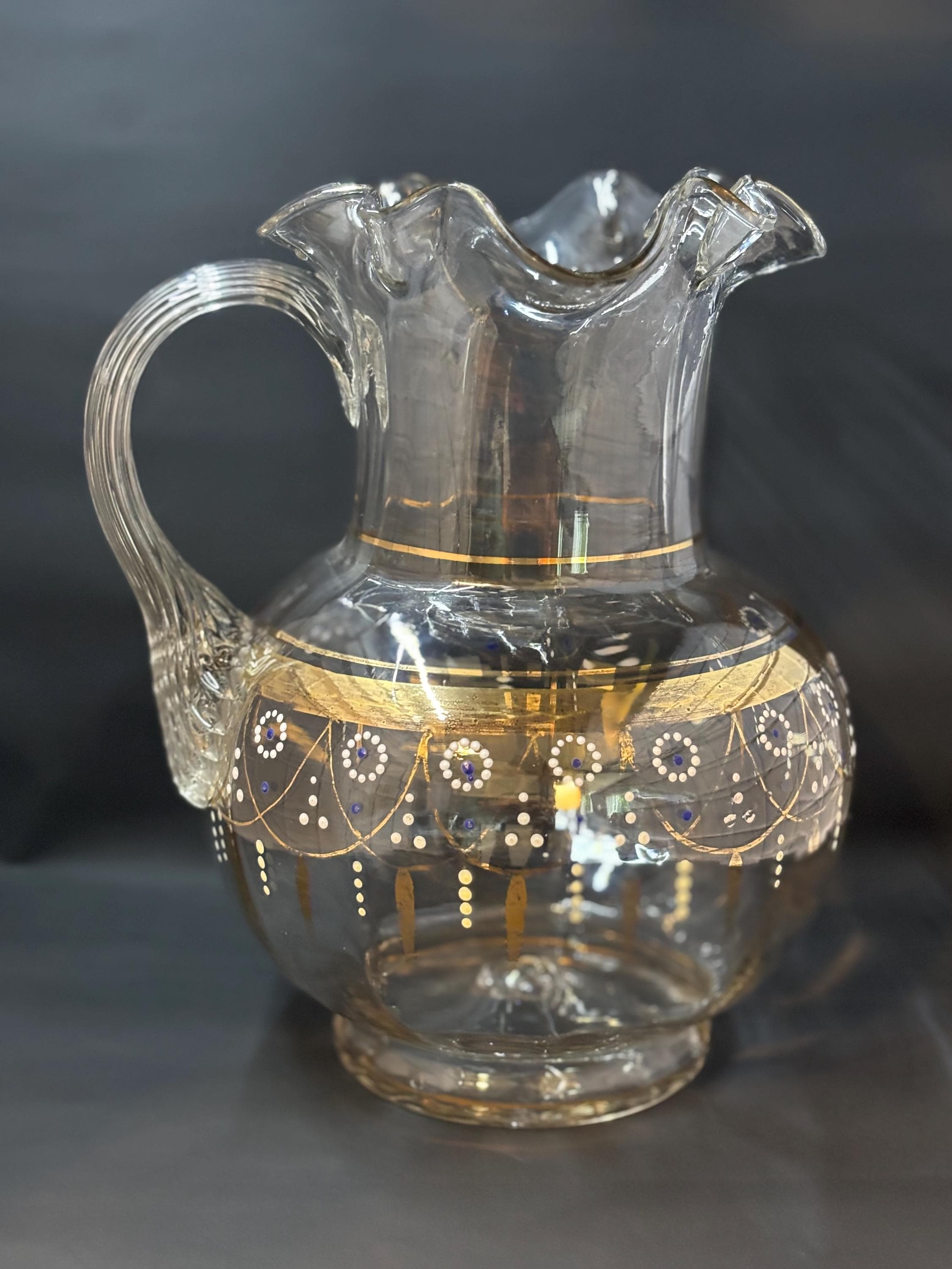 Antique fenton pitcher - Etsy 日本