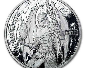 Steampunk micro~mintage collection from Osborne Mint is a series of 12 Silver rounds featuring six sexy Angels and six steamy Demons.
