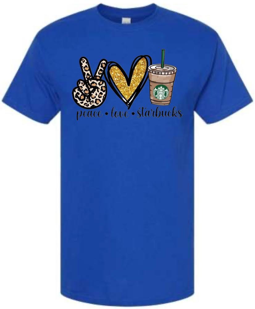 Peace Love Starbucks JPEG - Etsy