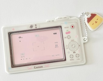 Fotokaarthouder digitale camera | Kpop-pc-houder | Kpop-sleutelhanger | Y2K-fotokaarthouder