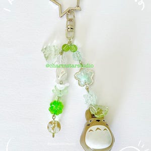 Studio Ghibli Inspired Totoro Bell Keychain, My Neighbor Totoro, Cute Phone Charm, Anime Keychain, Totoro Phone Charm, Gift for him\her
