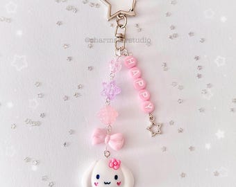 Personalized Sanrio Keychain | Cinnamoroll Keychain | Cute Keychain | Cinnamoroll | Charm for Phone Case/Purse/Bag | Gift for Sanrio Lovers