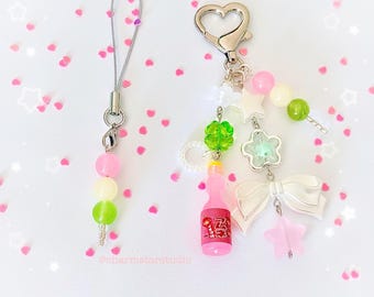 Kawaii Dango Keychain / Phone Charm | Japanese Dango Snack | Japanese Food Keychain & Phone Charm | Ramune |  Gift for him/her | Bag Charm