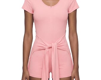 Women's Dual-Function Tie-Waist Romper